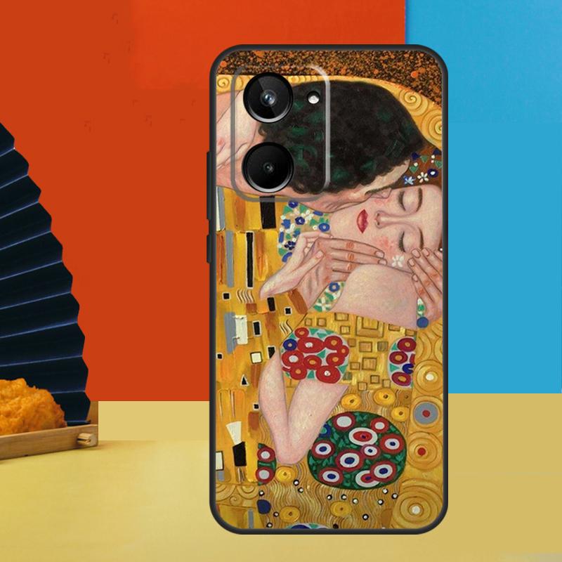 Чехол Gustav Klimt Kiss Art для Realme 15 Pro 10 11 12 13 14 Pro Plus GT6 GT7 C51 C53 C55 C61 C63 C65 C67 C71 C75