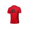 Adidas Predator Logo Breathable Short Sleeve Football Training T-Shirt Men Tops Crimson GN6908