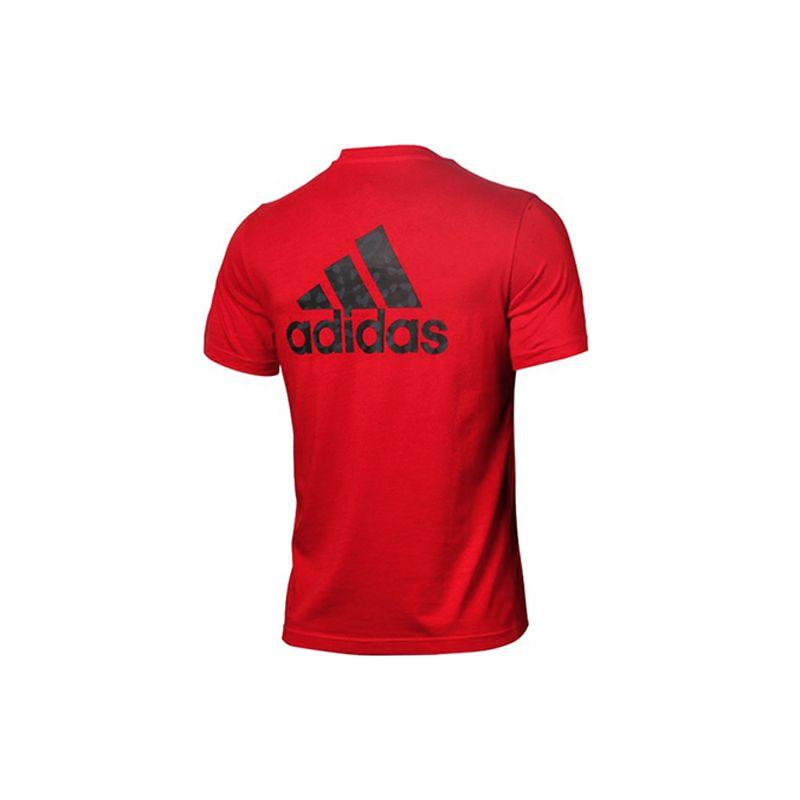 Adidas Predator Logo Breathable Short Sleeve Football Training T-Shirt Men Tops Crimson GN6908