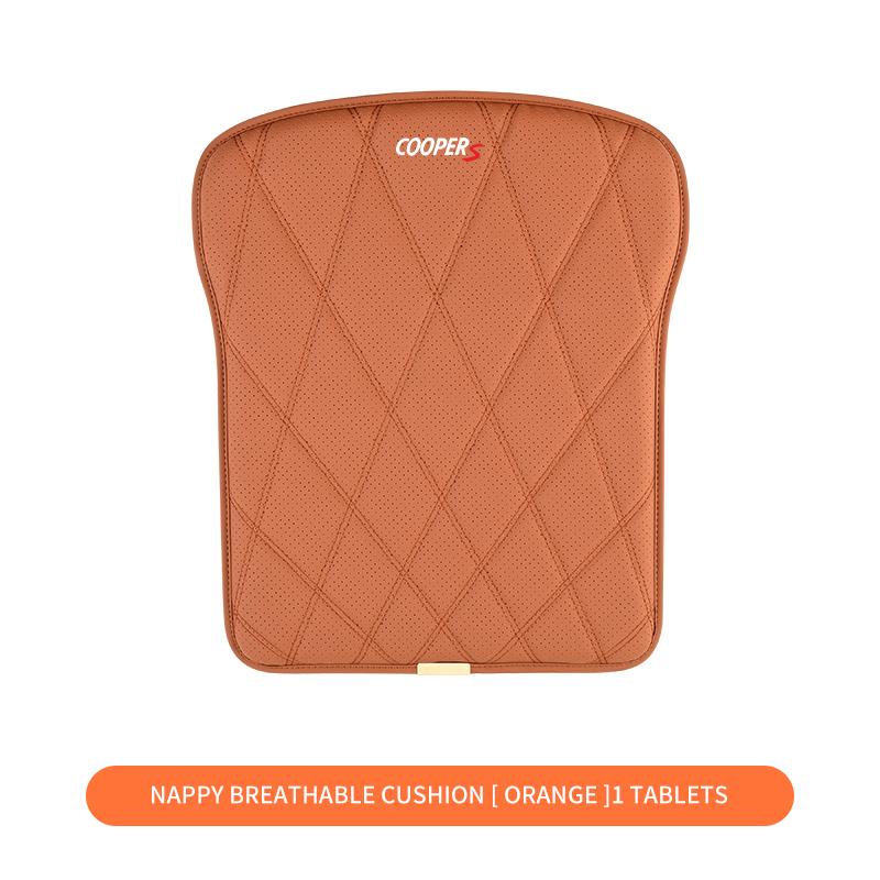 Genuine Leather Car Front Seat Cushion Anti-slip Breathable Car Seat Cushion Protective Cover For BMW Mini Cooper One S JCW R55