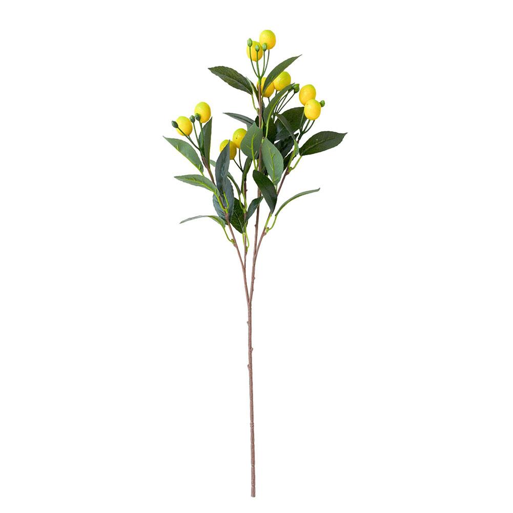 Ветка лимона Ветка лимона Пластиковая одиночная ветка 1 пучок