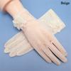 Модные дышащие нескользящие варежки с цветами, кружевные перчатки, перчатки из ледяного шелка с защитой от солнца