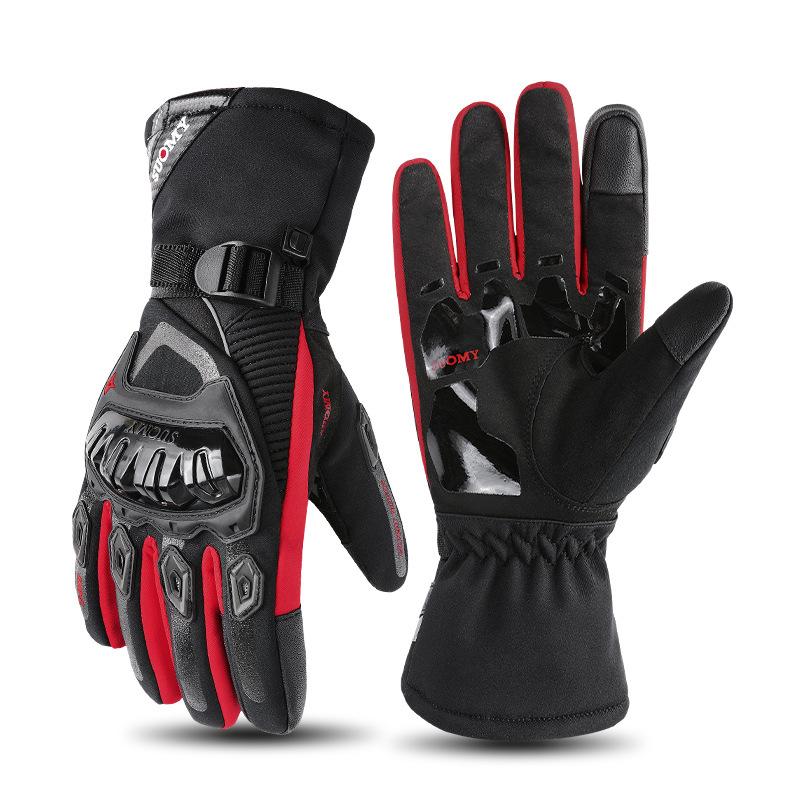 Унисекс -30 градусов зимние теплые ветрозащитные водонепроницаемые перчатки для сенсорных экранов на открытом воздухе спортивные перчатки для катания на лыжах велосипедах мотоциклетные перчатки