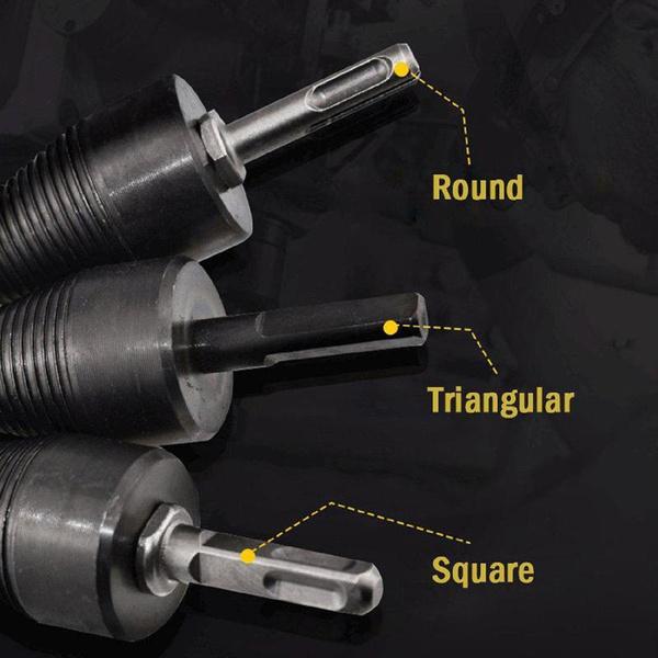 4 шт./компл., сверло для раскалывания дров, шестигранная/квадратная/круглая ручка, 32/38/42 мм, высокоскоростная сталь, дровокол, дрель, конус, деревообрабатывающий электроинструмент