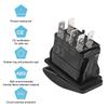 12V 24V Car Boat Truck Light Toggle Switch 5PIN SPST Waterproof Switch ON OFF Button Switch for Motorcycles Bus Vehicle Relays 5