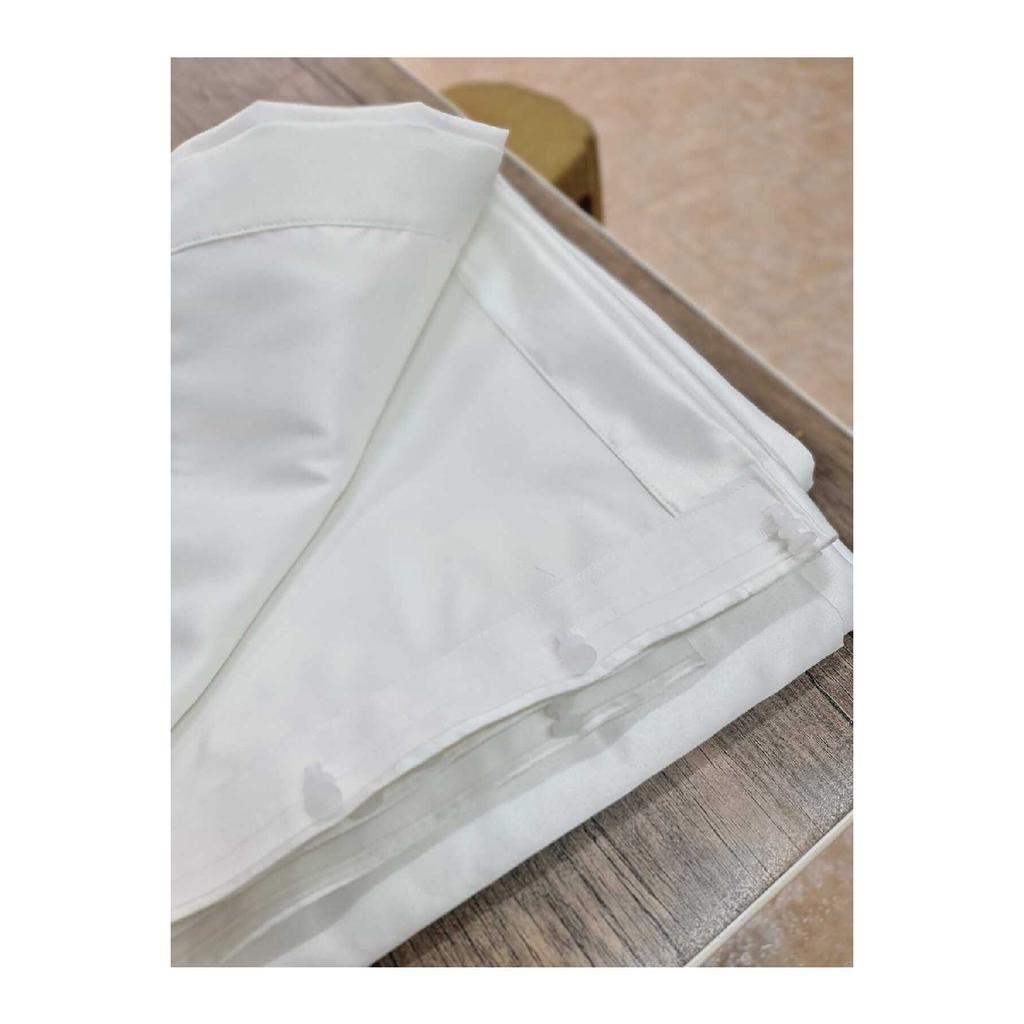 Роскошные атласные белые шторы Sunshine 1-го класса специального дизайна доступны во всех размерах (ширина) С опциями