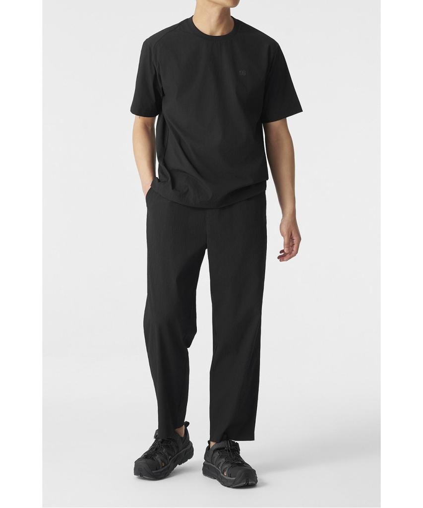 Koolongseupocheu Мужские брюки со складками до щиколотки (Настройка) Tlpnm26611Blk