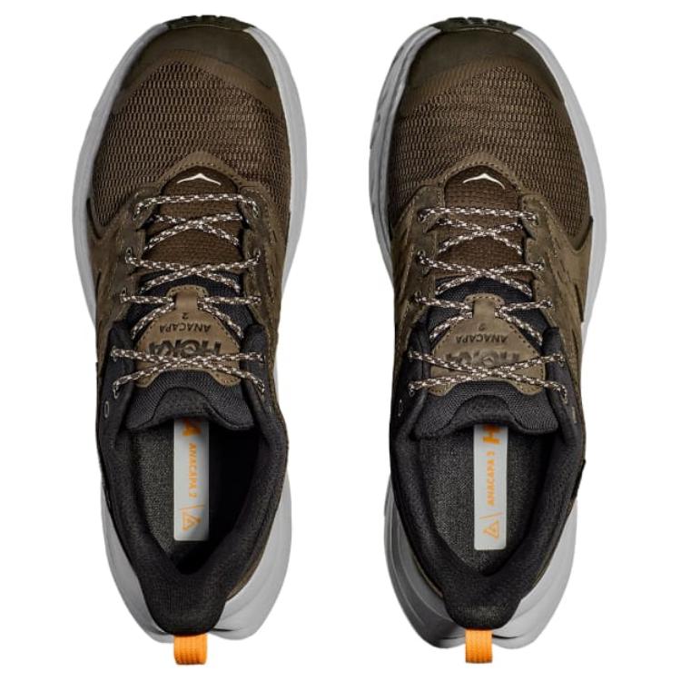 HOKA One One Нескользящие Износостойкие Низкие Туристические Ботинки Унисекс Темно-Коричневые 1141632F-DDS