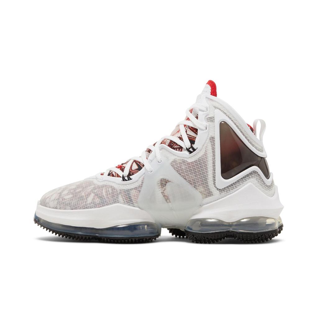 Nike LeBron 19 EP 'Sketch' (Unisex) White / University Red / Black Basketball Shoes DC9340 101