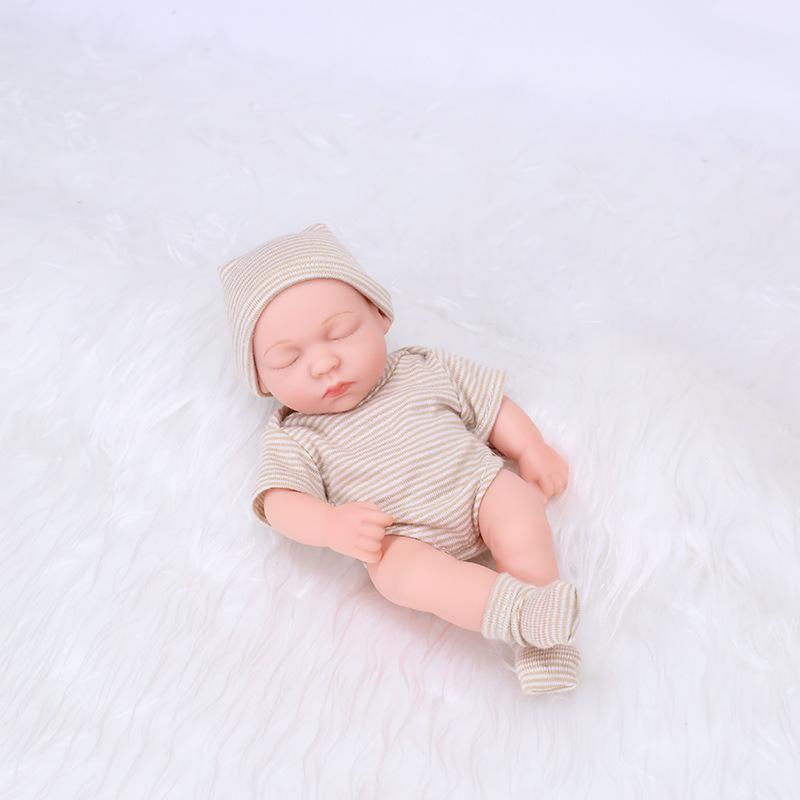 19 см детская кукла реборн мини-моделирование всего тела мягкая резиновая эмалированная кукла подарок для девочки кукла кукла