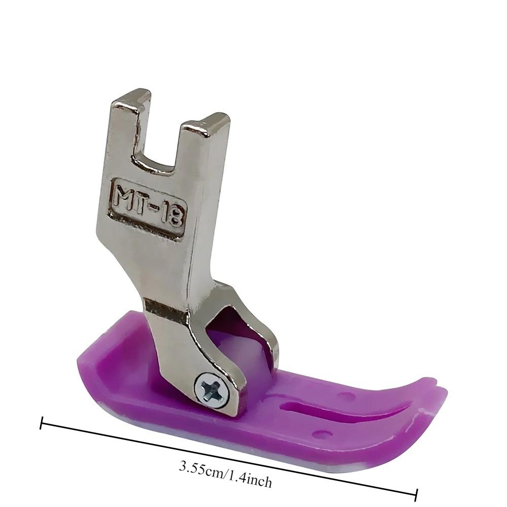 2pcs MT-18 Presser Foot Wear-resistant Flat Car Plastic Oxford Presser Foot Sewing Tools Sewing Machine Accessories