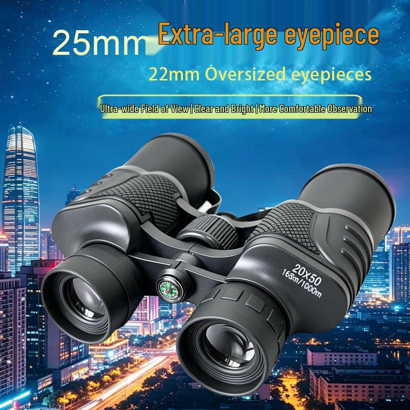 Paul 20X50 HD Binoculars with Large Eyepiece - High Magnification for Outdoor Use