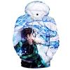 Kimetsu No Yaiba Demon Slayer Men's and Women's 3D Print Sweatshirts Casual Kids Hoodies for Boys Girls Pullover Anime Coat 6XL