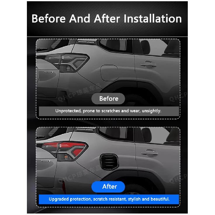 QHCP Car Fuel Tank Cover Protection ABS Gas Tank Cap Petrol Cover Anti-scratch Fit For Subaru Forester 2025 Exterior Accessories