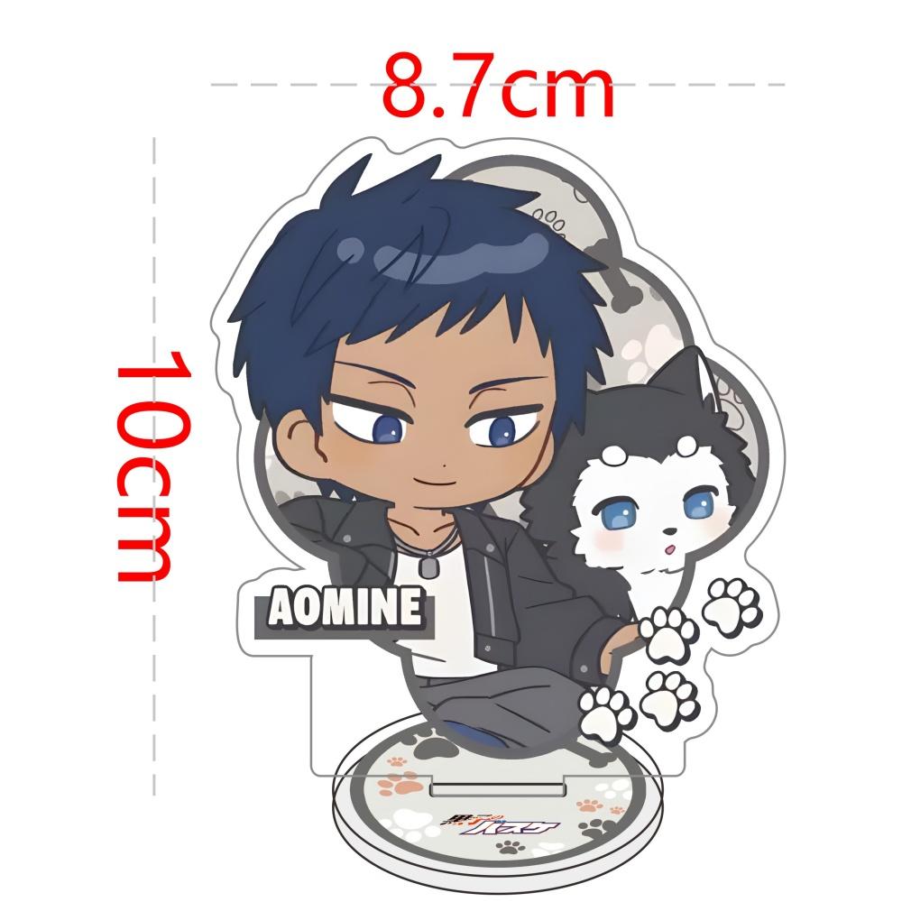 Anime Kuroko's Basketball Tetsuya, Taiga, Shintaro Midorima, Seijuro Atsushi, Kazunari Acrylic Stand Figure Model Plate Keychain