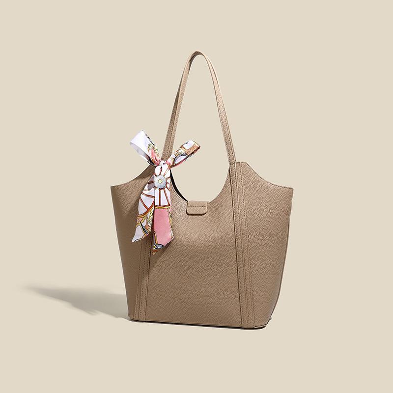 All-in-one Simple Senior Sense Large Capacity Texture Shoulder Bag Women's Fashion Casual Tote Underarm Bag