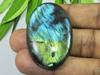 30X45MM Natural Labradorite Multi Purple Oval Cabochon Loose Gemstone 91Cts. SK-4022