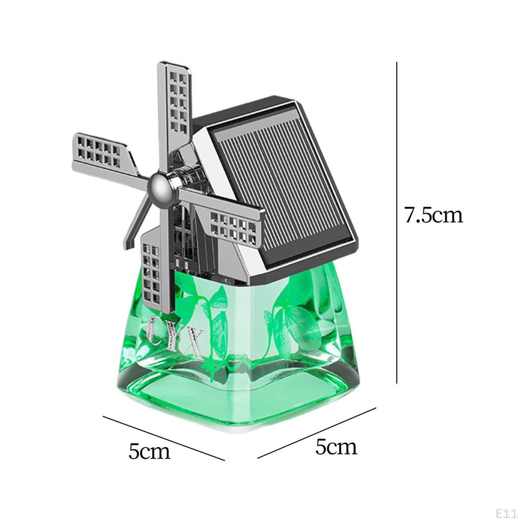 Автомобильный освежитель воздуха для дома с орнаментом ветряной мельницы, украшение приборной панели, гладкие поверхности, на солнечной энергии