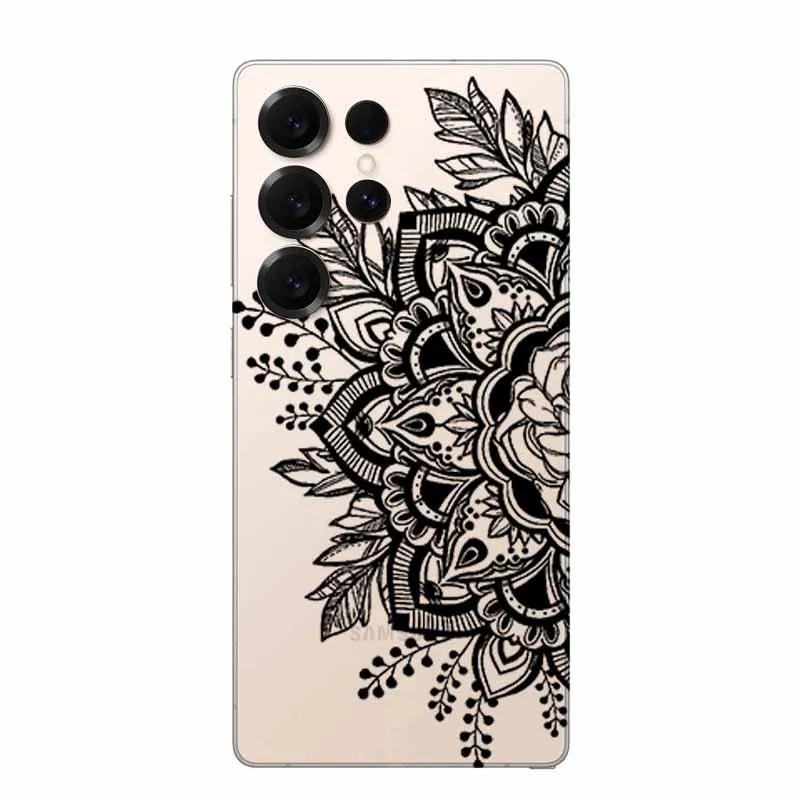 Clear Case For Samsung S25 Ultra 5G Case Clear Back Cover Animal Painting Soft Bumper For Galaxy S25Ultra Transparent Soft Funda