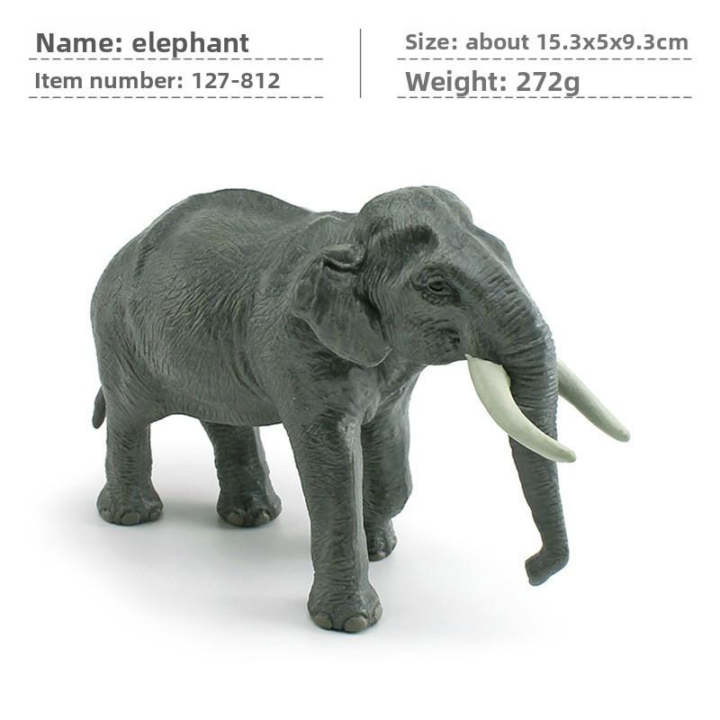 Realistic Zoo Animal Pvc Elephant Figures For Classroom Learning And Gift Giving