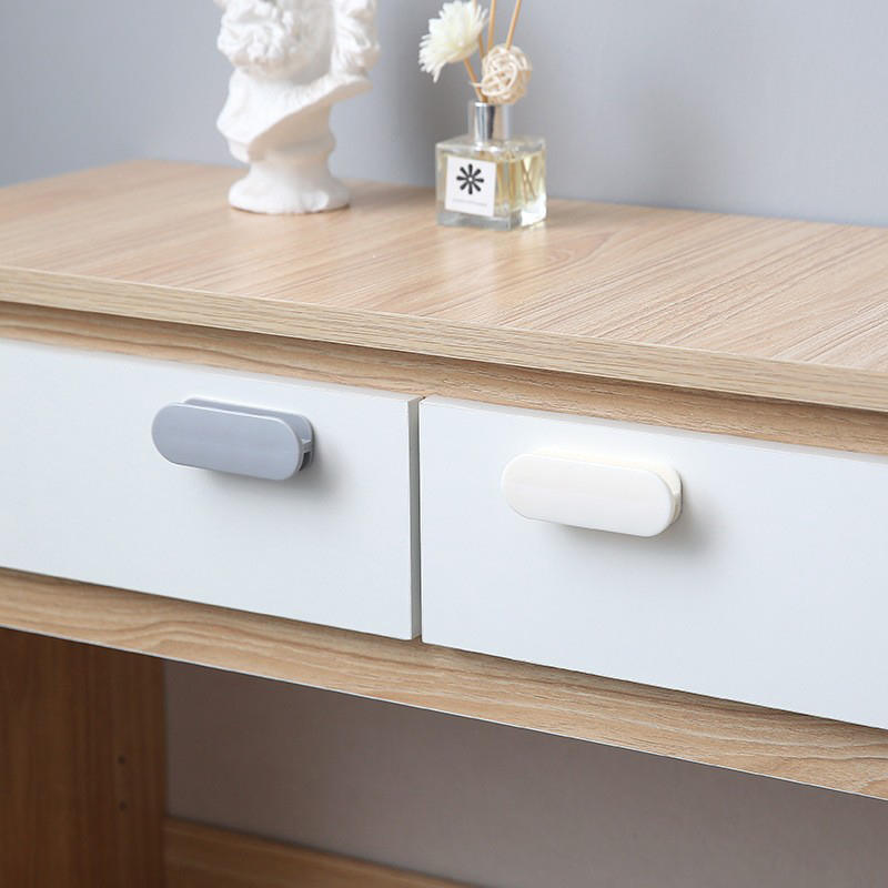 2PCS Self Adhesive Auxiliary Handle for Kitchen Cabinet Door Pulls Cupboard Drawer Wardrobe Home Tool-Easy Install