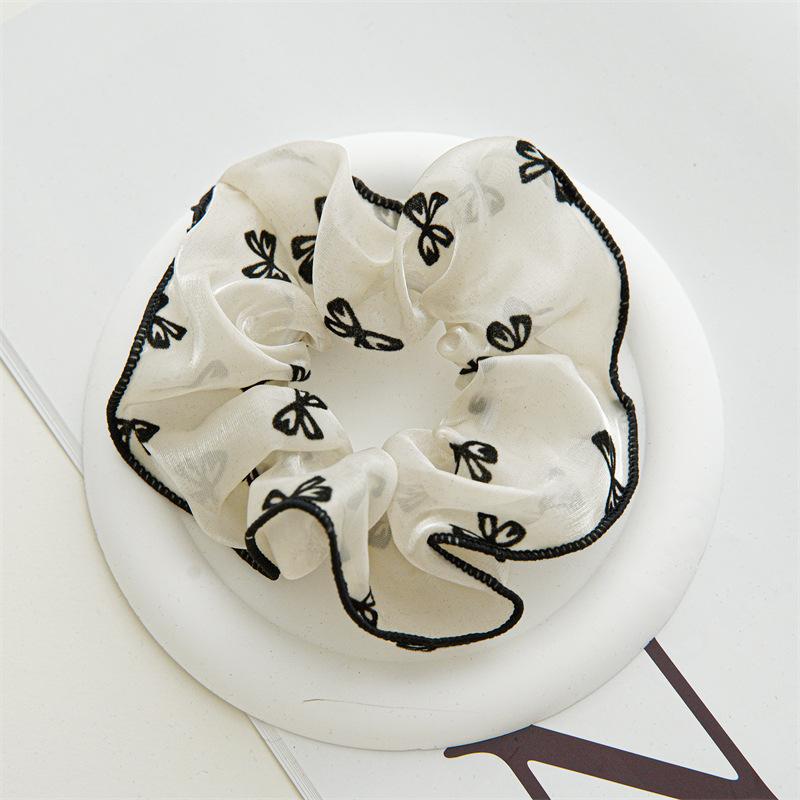 Корейские тканевые резинки для волос, женские однотонные веревки для волос, элегантный держатель для хвоста, резинка, эластичная лента для волос, аксессуары для волос, петля для волос