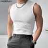 Лето-весна мужские однотонные майки без рукавов майки