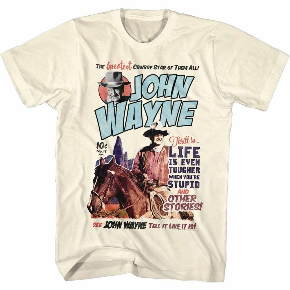 John Wayne The Greatest Natural Adult T-Shirt Mens Womens Tees Top