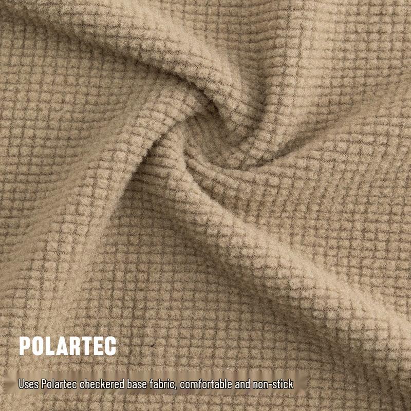 ANTA Чемпионская футболка для хайкинга на открытом воздухе POLARTEC с полумолнией и длинным рукавом