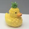 Fruit Duck Figurine Peach Pineapple Grape Strawberry Banana Resin Statue