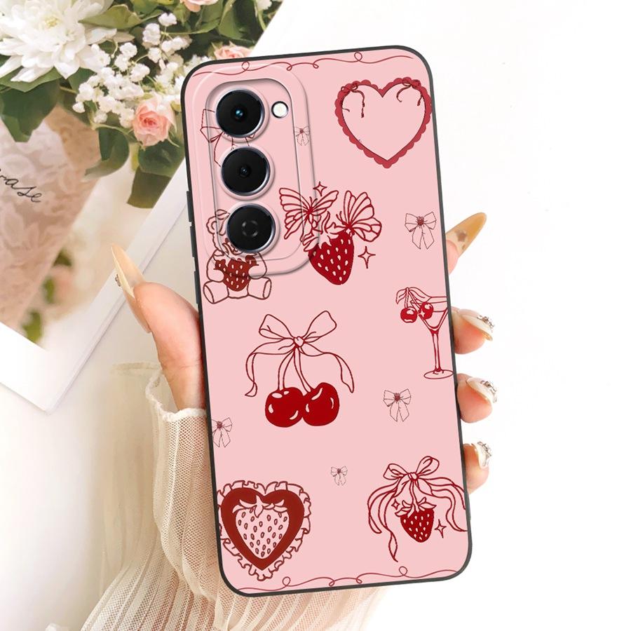 Чехол для Tecno Spark 40 Pro Plus Модный Цветок Мягкий Силикон Защитная Крышка для Линзы Для Tecno Spark 40Pro 40C Spark 40Pro+ Чехол