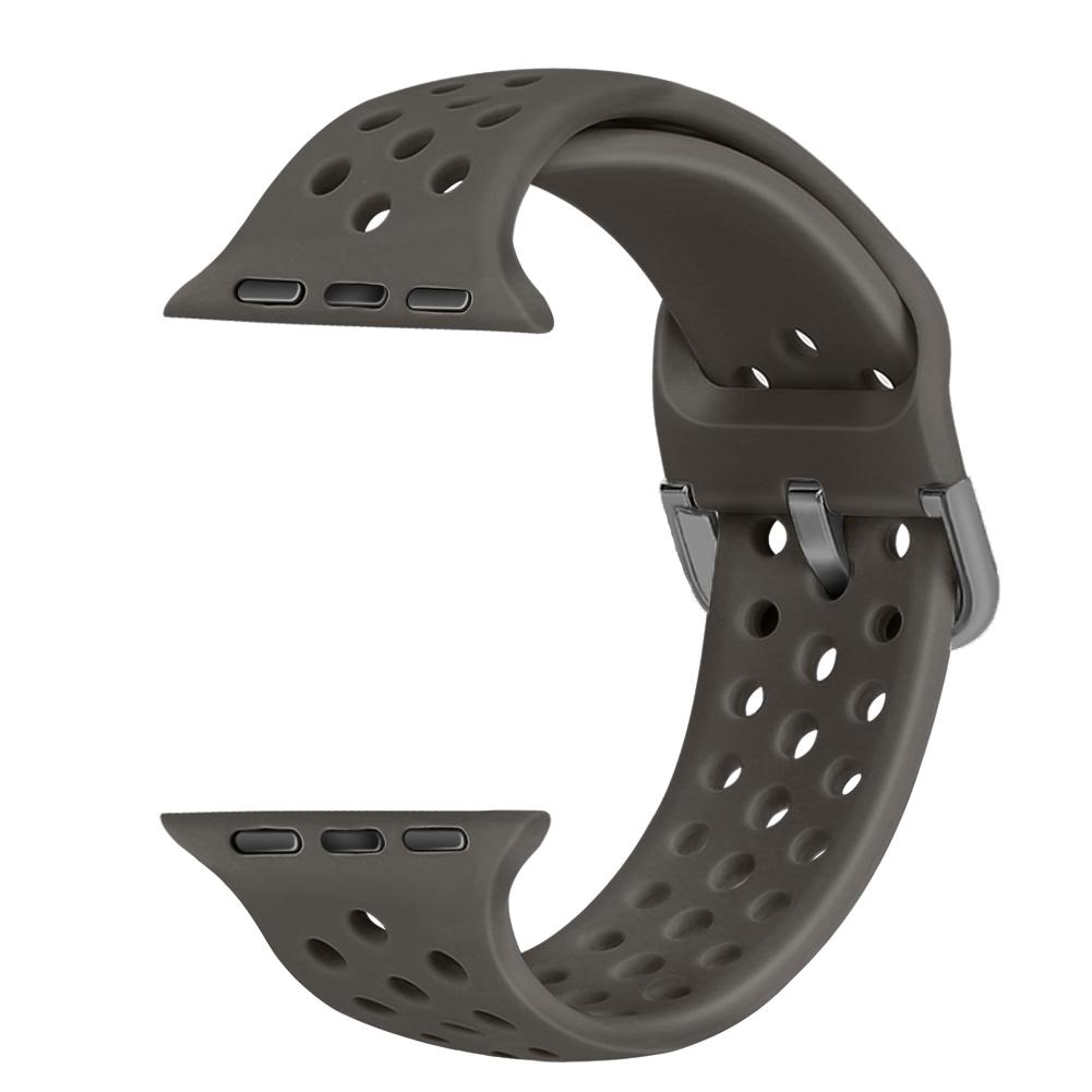Спортивный силиконовый ремешок для Apple Watch 10 42мм 46мм Band Ultra 2 49мм Браслет IWatch 9 8 7 6 5 4 SE 45мм 44мм 41мм 40мм Ремешок на запястье