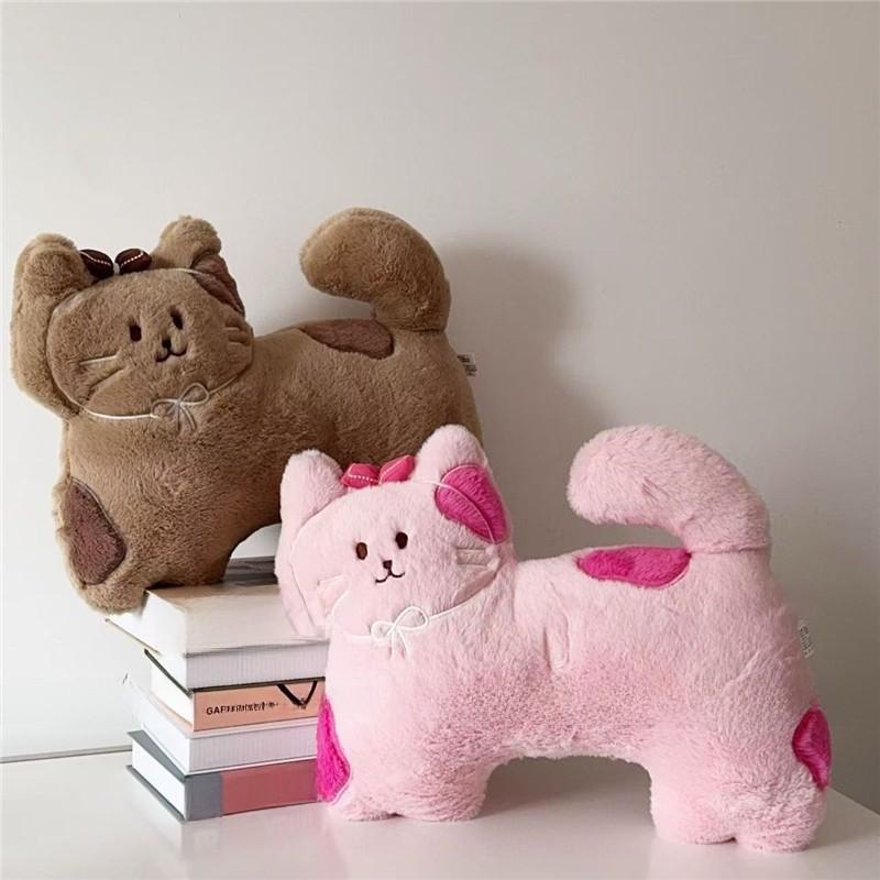 Pillow Cat Plush Animal Doll Cartoon Decoration Living Room Sofa Seat Cushion