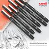 Mitsubishi UNI PIN200 Тонкий лайнер с игольчатым наконечником для манги, дизайна, рисования и обводки. Для оптовых заказов обращайтесь в службу поддержки.