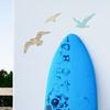 3Pcs Wooden Seagull Wall Decor Coastal Theme Art Sculpture for Lake House