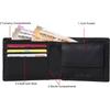 NEW Men Genuine Leather Wallet - Regular Size  (7 Card Slots)