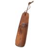 Retro Black Walnut Shoe Horn: Convenient and Lightweight, No Bending Needed. Perfect for Hotels.