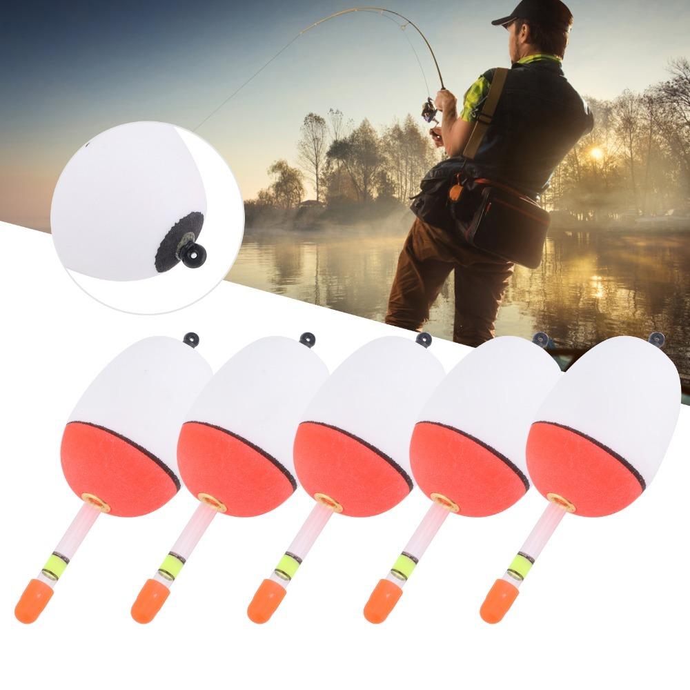 5PCS Long-range Casting Fish Floats EVA Foam Fishing Bobbers Fishing Slip Bobbers Sea Fishing