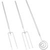 3 PCS Dipping Tool Stainless Steel Chocolate Drizzler Tool for Candy and Chocolate Cake Making