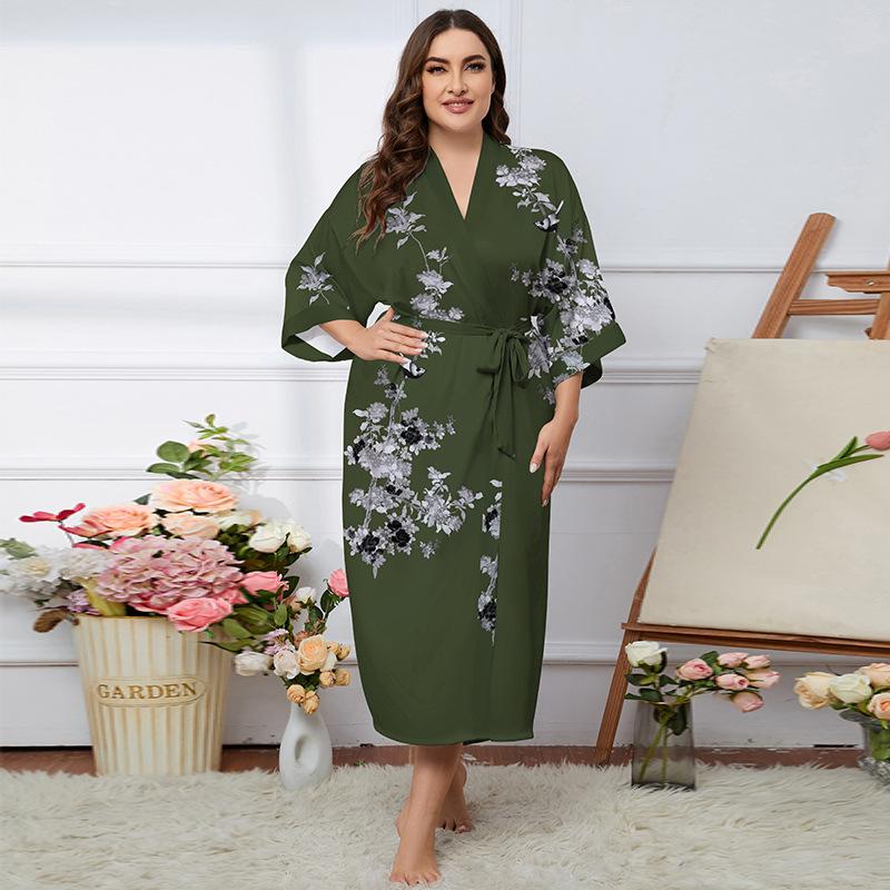 Большие размеры женские новые летние легкие роскошные модные пижамы