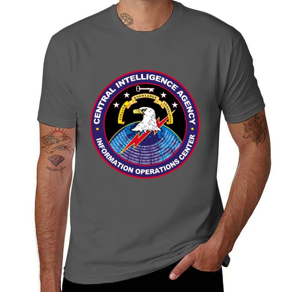 Cia Information Operations Center Logo Tshirt Sporty Casual Quick Dry Tshirt