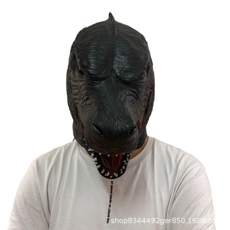 Halloween Monster Mask Adult Size Latex Horror Cosplay King Of Monsters Dinosaur Gorilla Animal