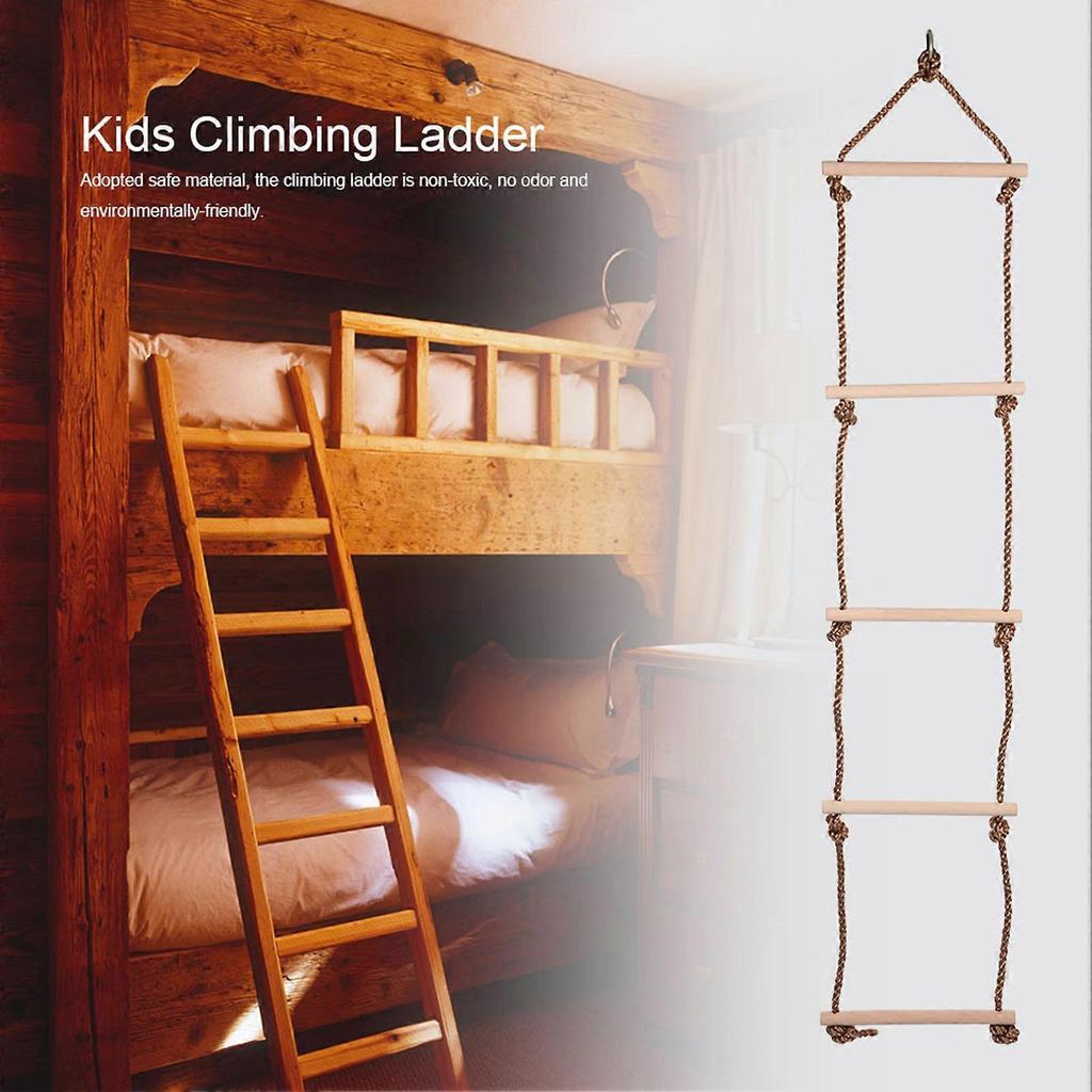 Children Climbing Ladder Climbing Rope Ladder Swing Climb Hang for Kids Garden Exercise Equipment