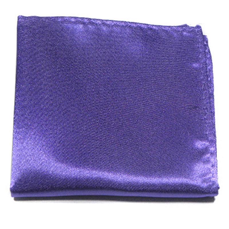 Men's 20x20cm Decor Suit Hankies Pocket Towel Silk Satin Pocket Squared Handkerchief