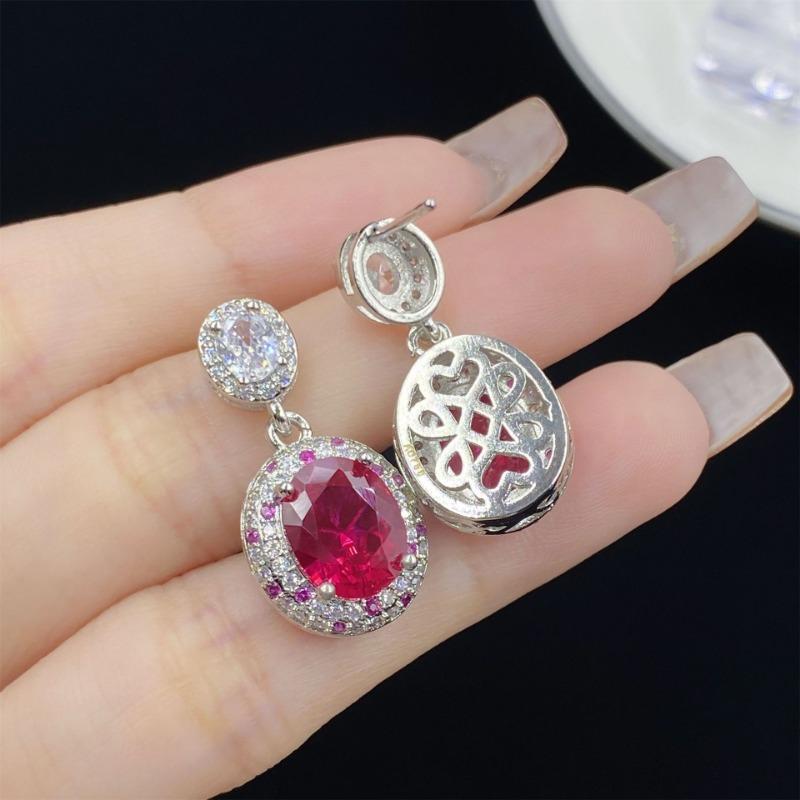 Sace Gems Классические кольца из медного сплава с цирконием, серьги, кулон, ожерелье, комплекты ювелирных изделий, подарки для свадебной вечеринки