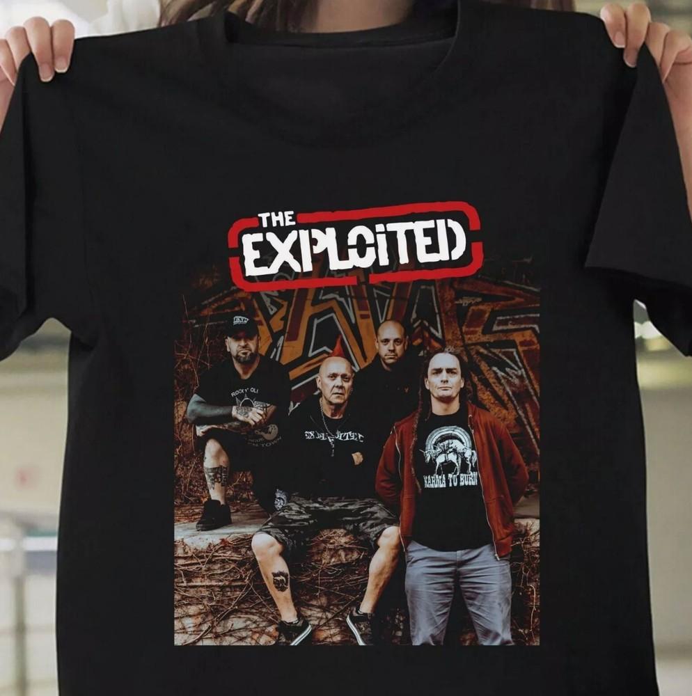 Новый The Exploited Подарок для фанатов Унисекс Футболка