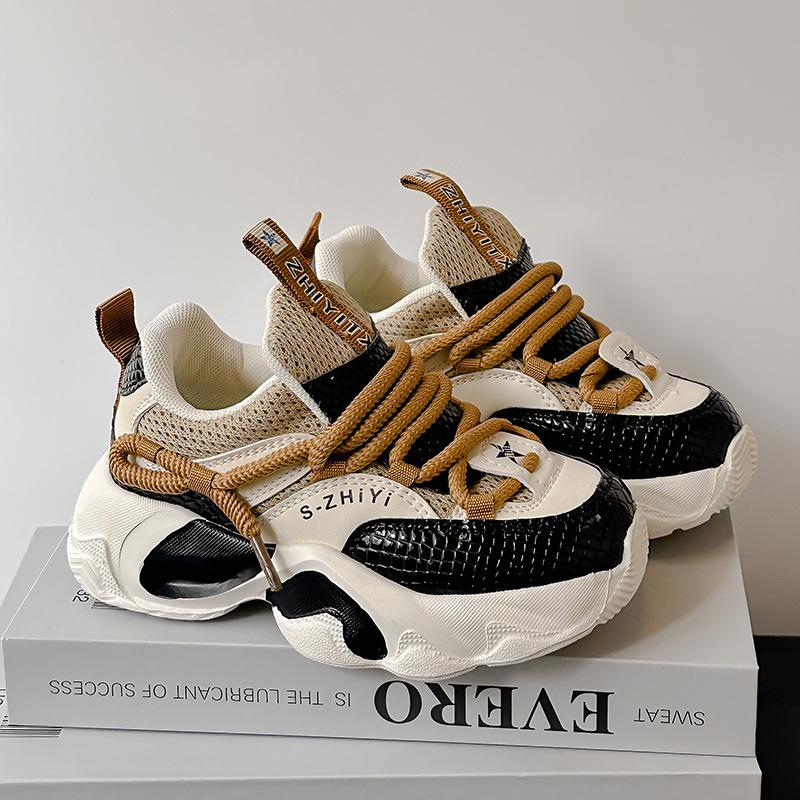Children's sports shoes, new autumn collection for boys, outdoor casual shoes, non-slip running shoes, breathable dad shoes