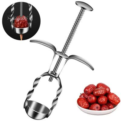 Портативный кухонный инструмент Cherry Pitter из нержавеющей стали, легкий инструмент для удаления оливковых косточек, фруктов, красных дат, Corer