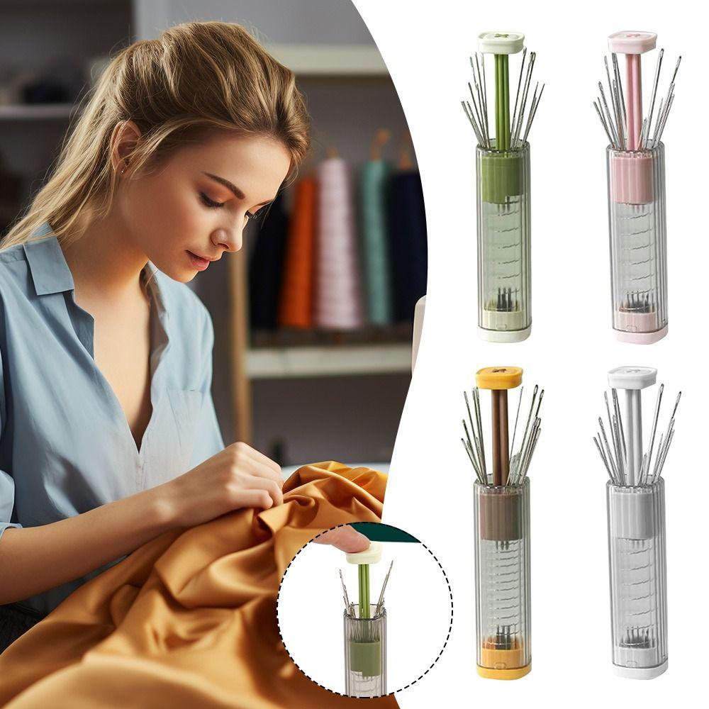 Multifunctional Needle Thread Organizer Easy Sewing Magnetic Sewing Needle Box for Quilt Sewing