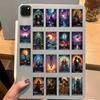 Yousheng 78Pcs Tarot Doodle Stickers PVC Waterproof Fade-Resistant DIY Laptop Luggage Decals Bright Color Tarot Card Stickers